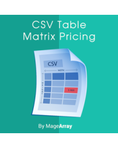 CSV Table Matrix Pricing Demo for Magento 2